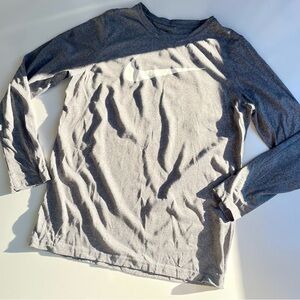 Nike Heather Gray Long Sleeve Tee, XS